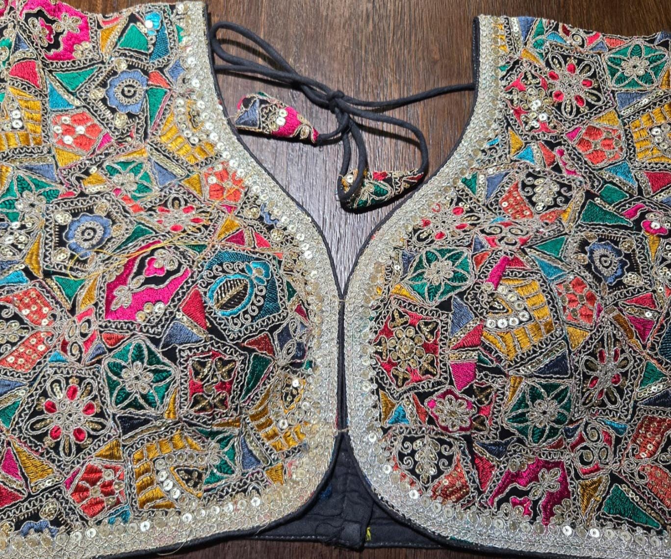 Handcrafted Indian Blouse | Festive Saree Blouse | Mirror Work Blouse | Wedding & Navratri Choli | Ethnic Designer Blouse for Women B45, B46