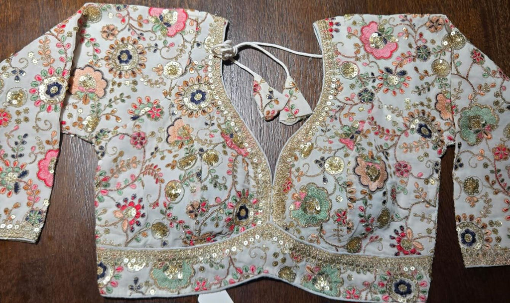 Handcrafted Indian Blouse | Festive Saree Blouse | Mirror Work Blouse | Wedding & Navratri Choli | Ethnic Designer Blouse for Women B41 ,B42