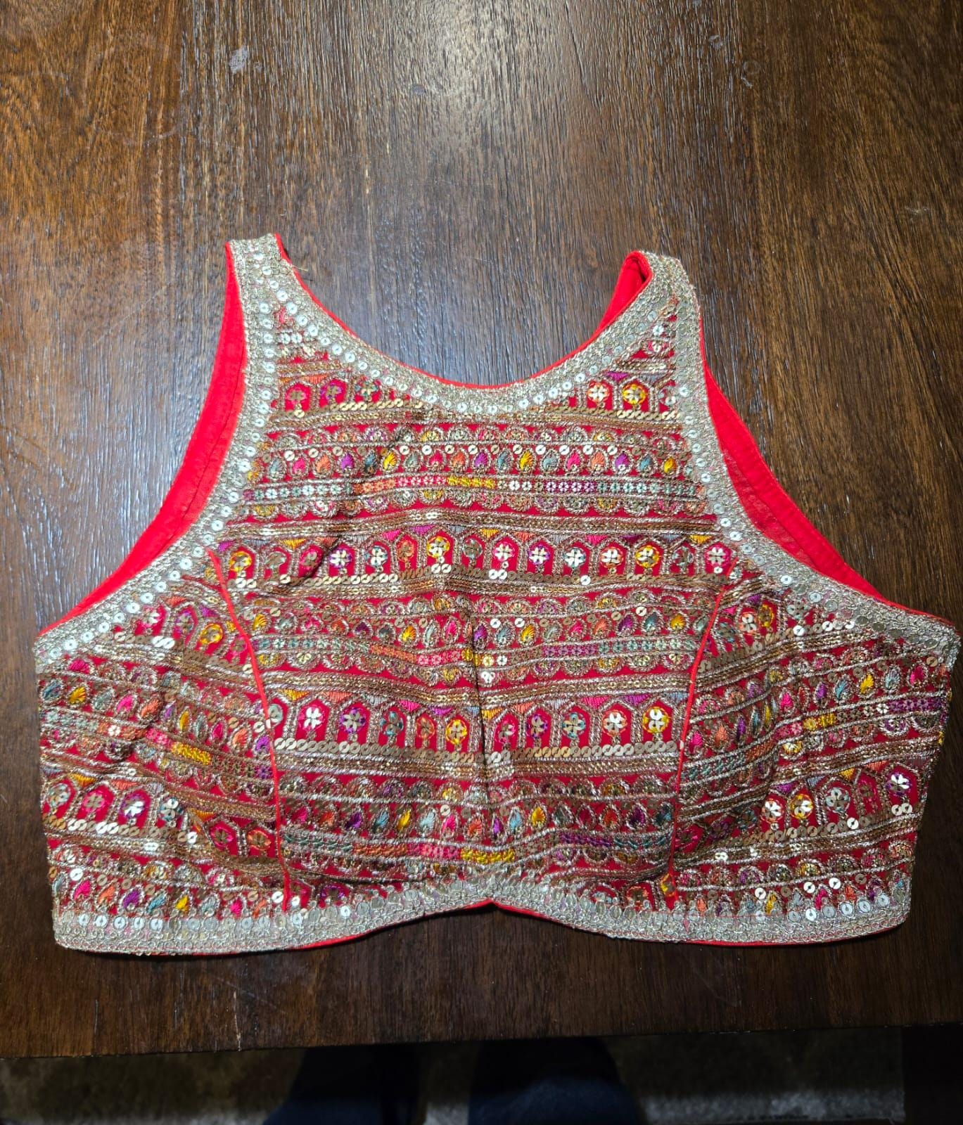 Handcrafted Indian Blouse | Festive Saree Blouse | Mirror Work Blouse | Wedding & Navratri Choli | Ethnic Designer Blouse for Women B43 ,B44