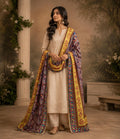 Boho Paisley Chinnon Dupatta for Women | Colorful Ethnic Dupatta with Thread Work | Kashmiri Inspired Floral Dupatta | Ishq by Isha