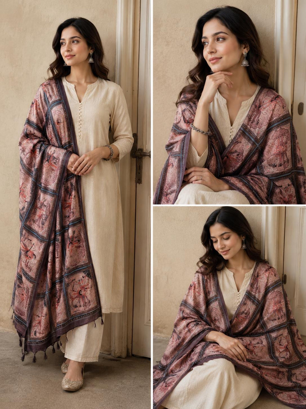 Daastaan Dupatta- Heritage Art Silk Dupatta