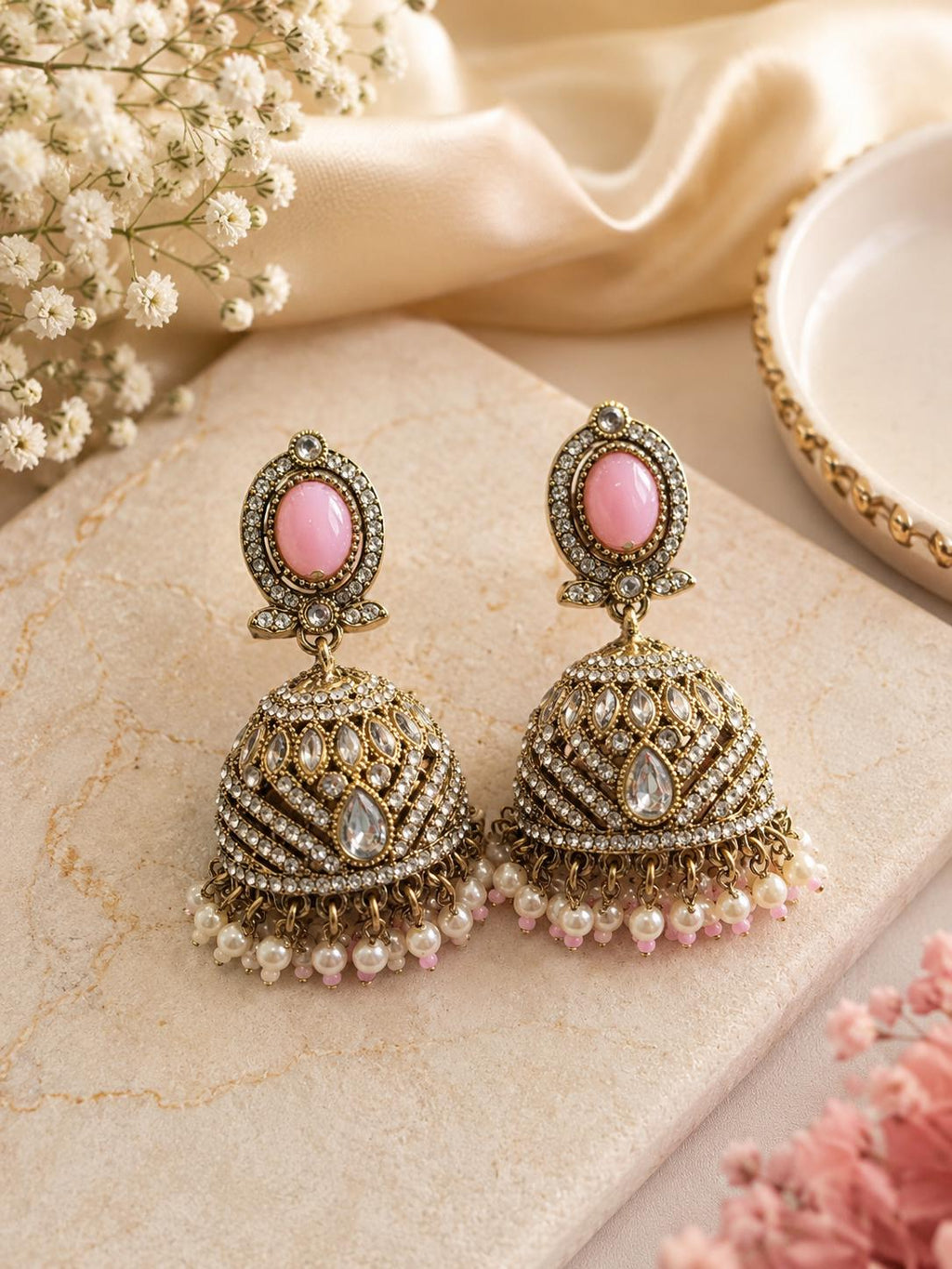 Oxidized Silver Jhumka Earrings | Indian Ethnic Statement Earrings | Boho Dangle Earrings | Navratri Jewelry | Gift for Her