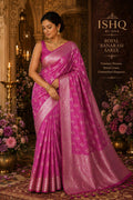Elegant Pink banarasi Saree & Festive Wear