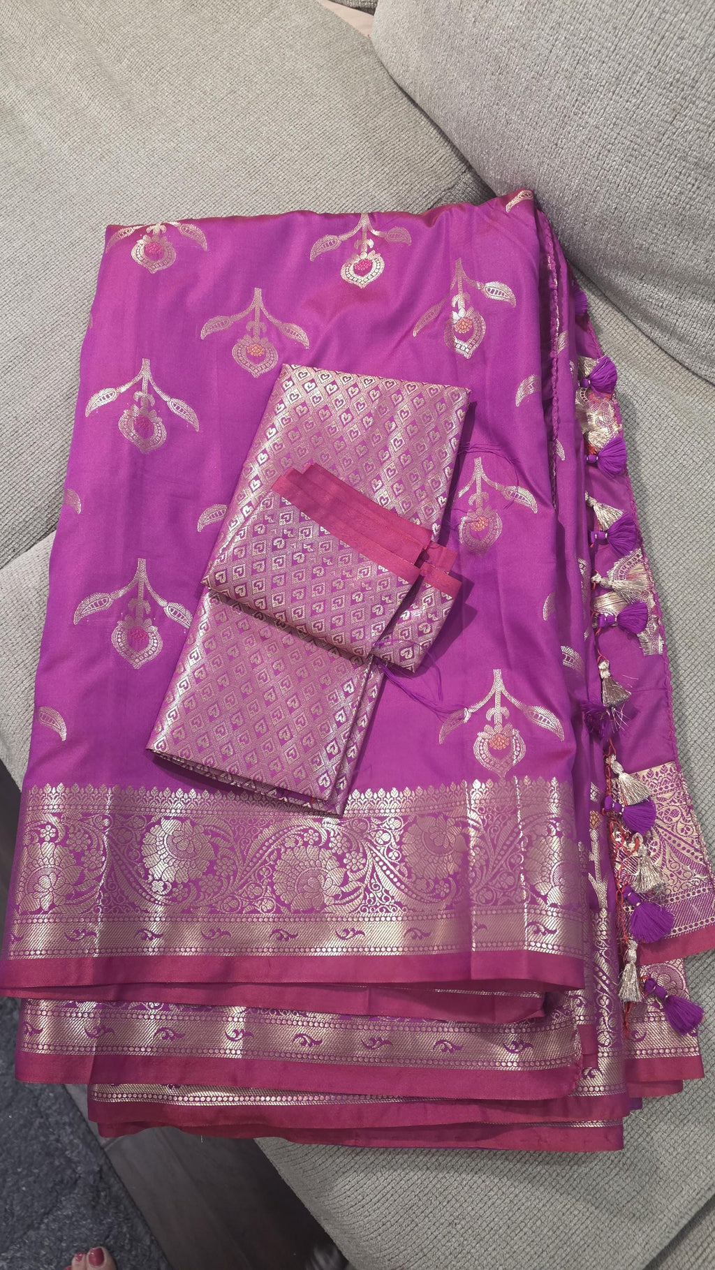 Elegant Pink banarasi Saree & Festive Wear