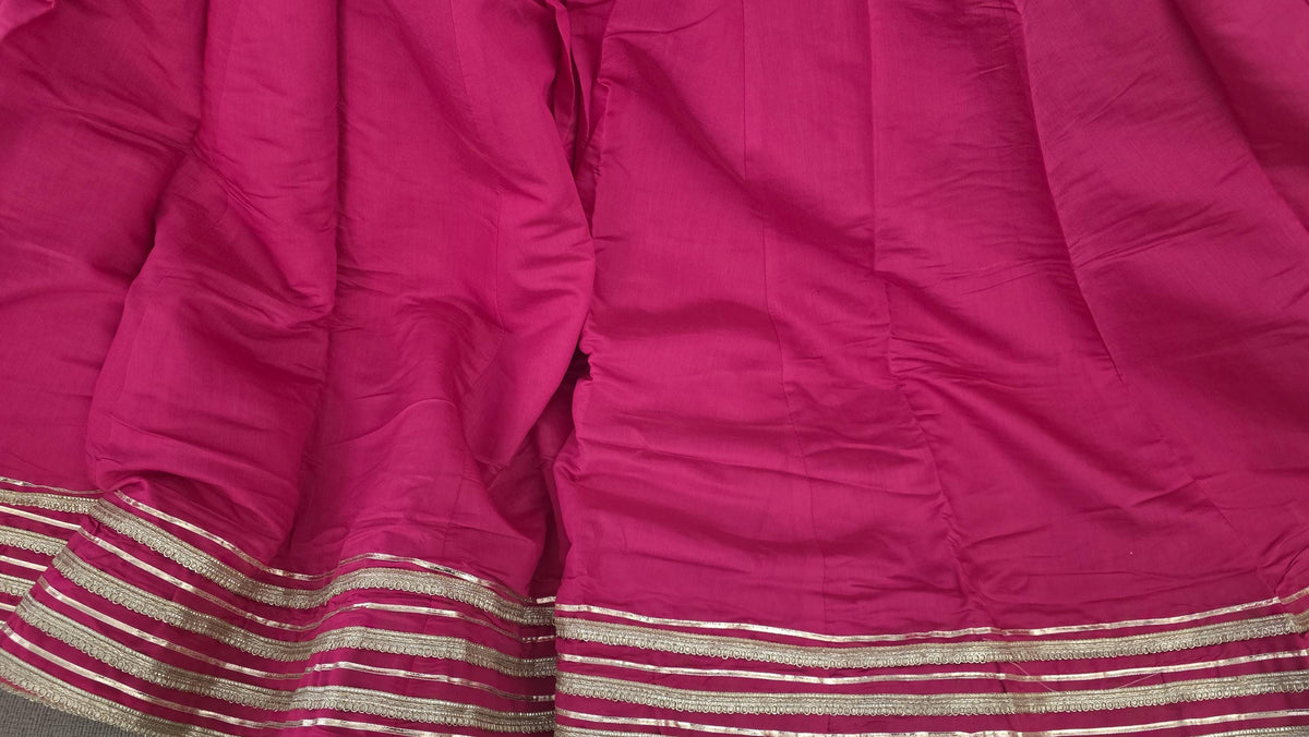 Garba Print Lehenga |Pink Ethnic Skirt | Navratri Ghagra Choli | Handmade Indian Festival Outfit