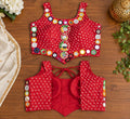 Garba Navratri blouse with Mirror Work.