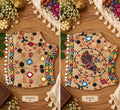 Beige Garba Blouse | Gujarati Chaniya Choli Blouse | Mirror Work Embroidered Blouse | Navratri Dandiya Blouse |