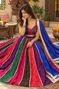 Handcrafted Bandhani Lehenga Set | georgette Navratri Garba Outfit | Indian Ethnic Wear