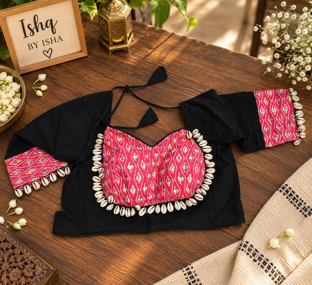 Garba black red Multicolour Patch Lehenga |white&black Ethnic Skirt | Navratri Ghagra Choli | Handmade Indian Festival Outfit