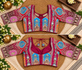 Printed Indian Blouse | Ready to Wear Saree Blouse | Ethnic Blouse | Garba & Navratri Blouse | Indian Traditional Wear