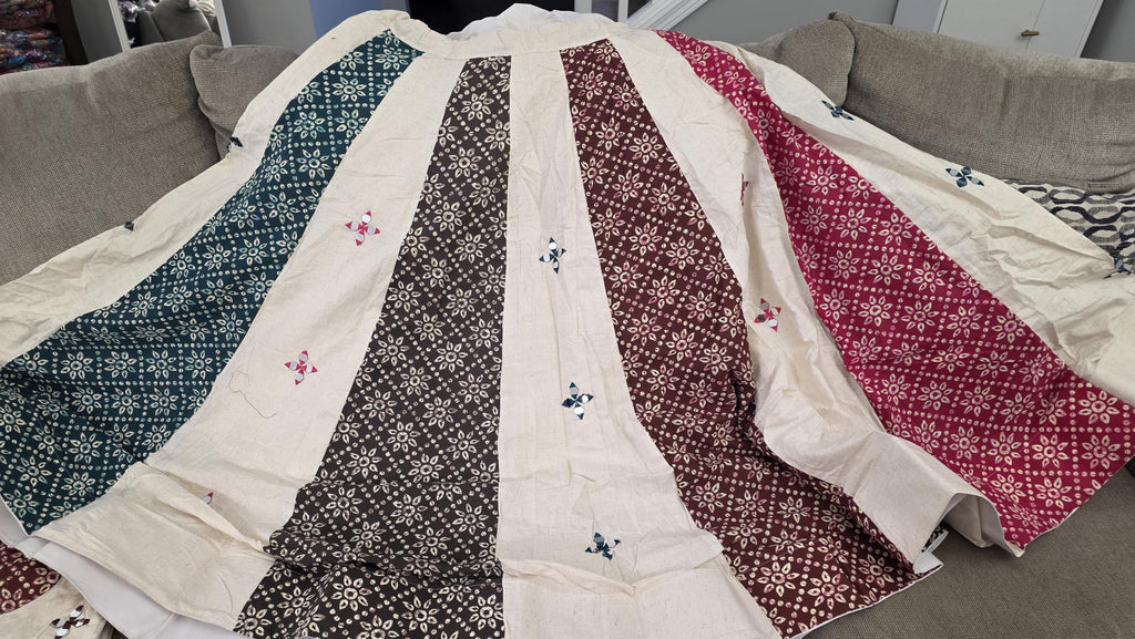 White Ajrak Lehenga Choli Set | Traditional Indian Garba Outfit