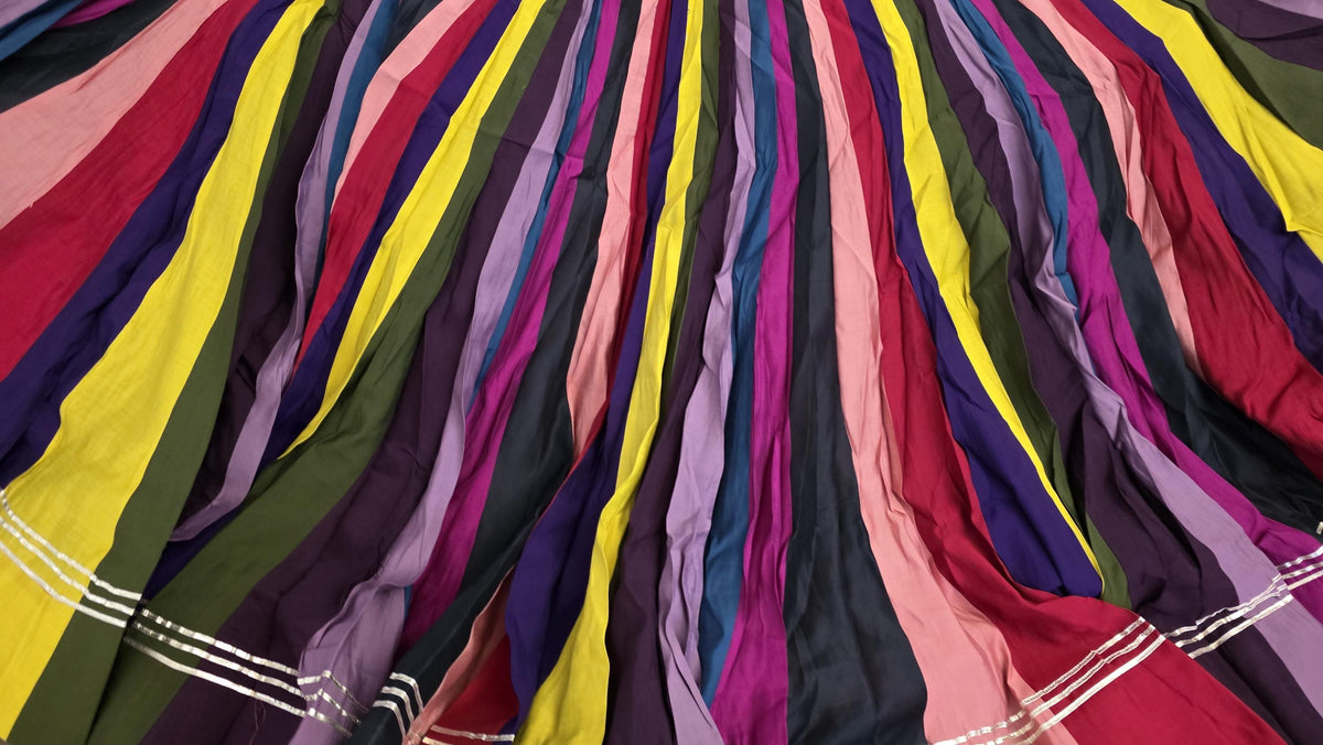 Mutilcolurskirt 100 kalli 20 m flair | Festive & Party Wear | Ishq by Isha
