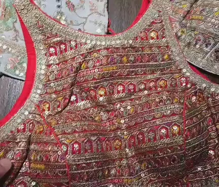 Handcrafted Indian Blouse | Festive Saree Blouse | Mirror Work Blouse | Wedding & Navratri Choli | Ethnic Designer Blouse for Women B43 ,B44