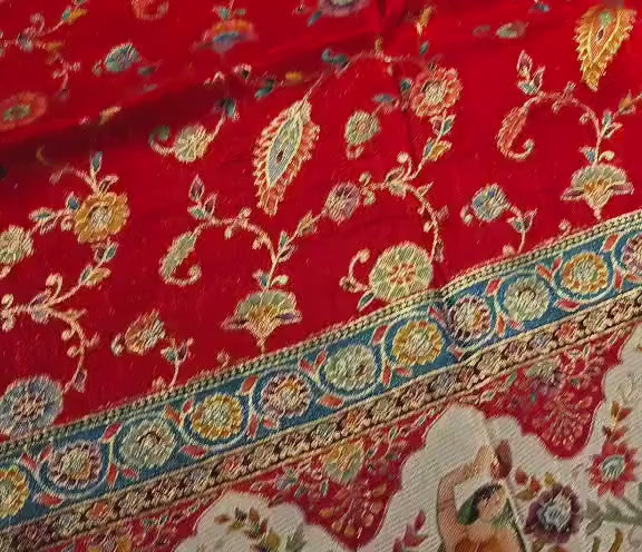 Pink Mughal art dupatta