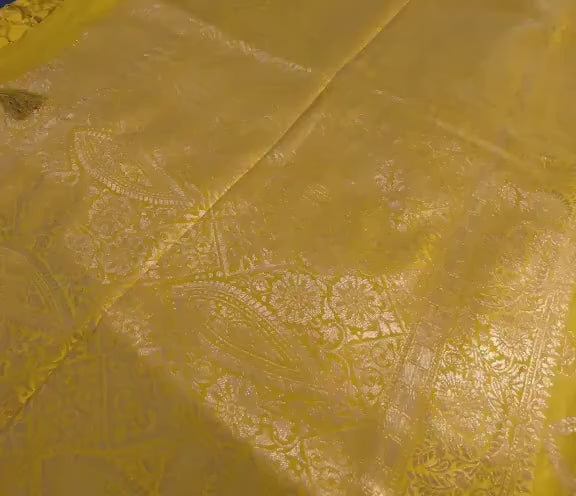 Elegant Yellow banarasi Saree & Festive Wear