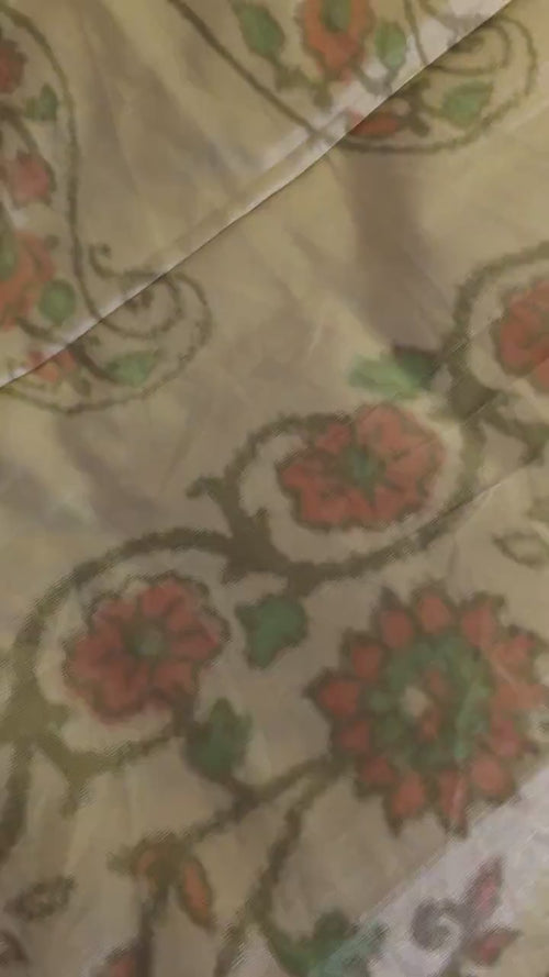 Pista green Banarasi Saree